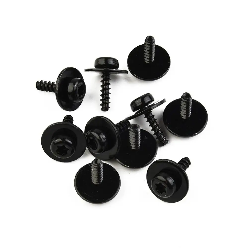 

100pcs Durable Material Car Underbody Engine Cover Panels Screws Rust Resistance Sturdy Material Phillips Round Head Screws