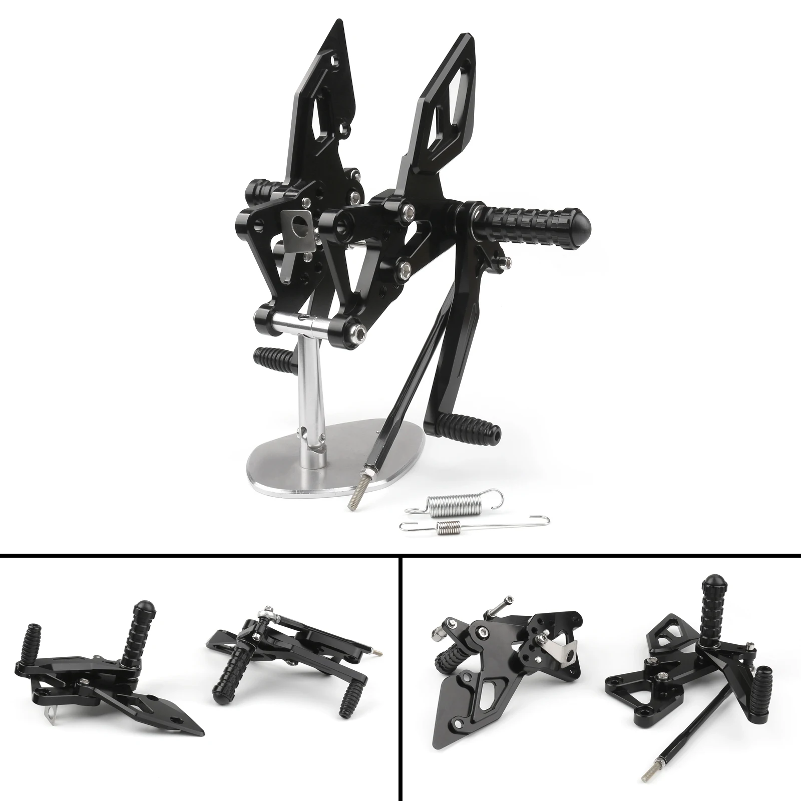 Areyourshop For Yamaha MT03 MT25 YZF R3 R25 2014 2015 2016 2017 Adjustable Rearsets Footpegs Pedals Motorcycle Accessories Parts