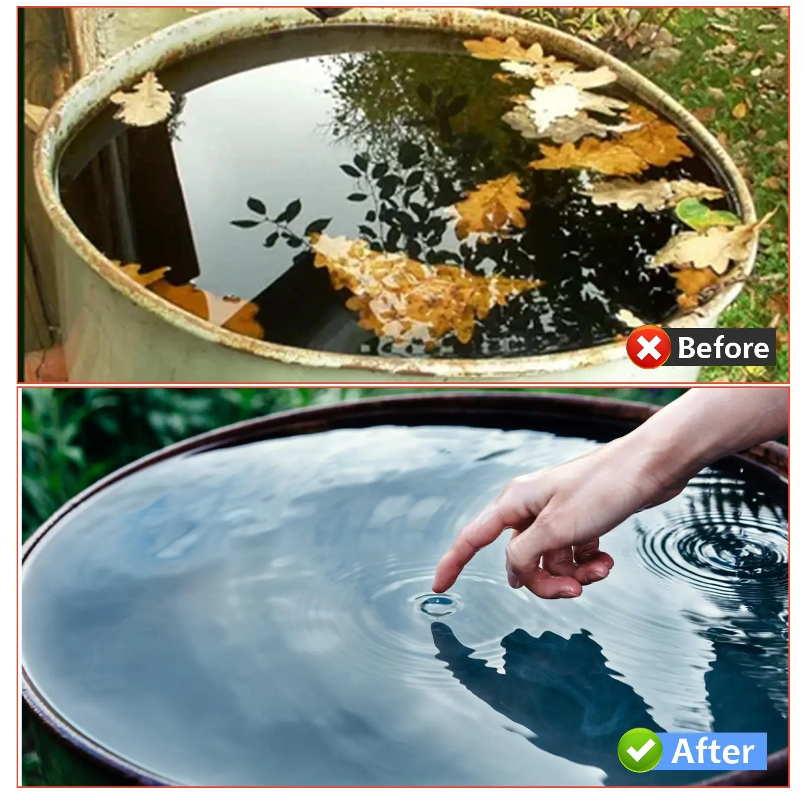 1Pc 60CM Mesh Cover Netting For Rain Barrels Water Collection Buckets Cover Water Tank Protection Lid Rain Collect Tool
