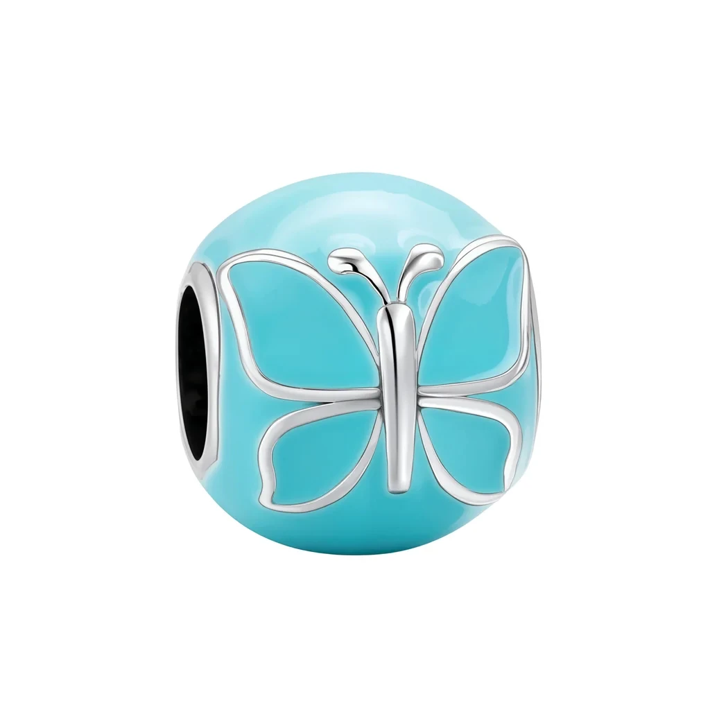 Hot Sale 925 Sterling Silver Colored Flower Leaf Cosmic Rainbow Murano Glass Charms Beads Fit DIY Bracelet Women Jewelry Gift - view 4