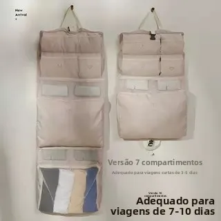 旅行用衣類収納バッグ-7-in-荷物オーガナイザー-下着専用バッグ-オックスフォード布製-ホーム収納ツール-ツアー用