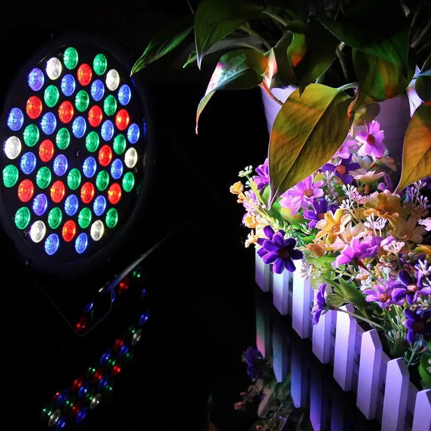 54 Led Podiumlamp Rgb Dmx512 + Spraakgestuurd Voor Disco Dj Projector Machine Party Decoratie Par Light