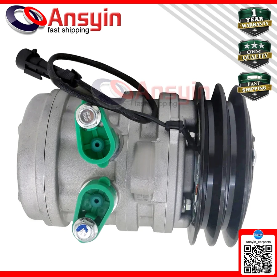 

SP10 AUTO Car AC Compressor For Massey Ferguson Kubota Komatsu Tractor 20-11148 7512690 508-810 3541139M91 717638 015155 717615