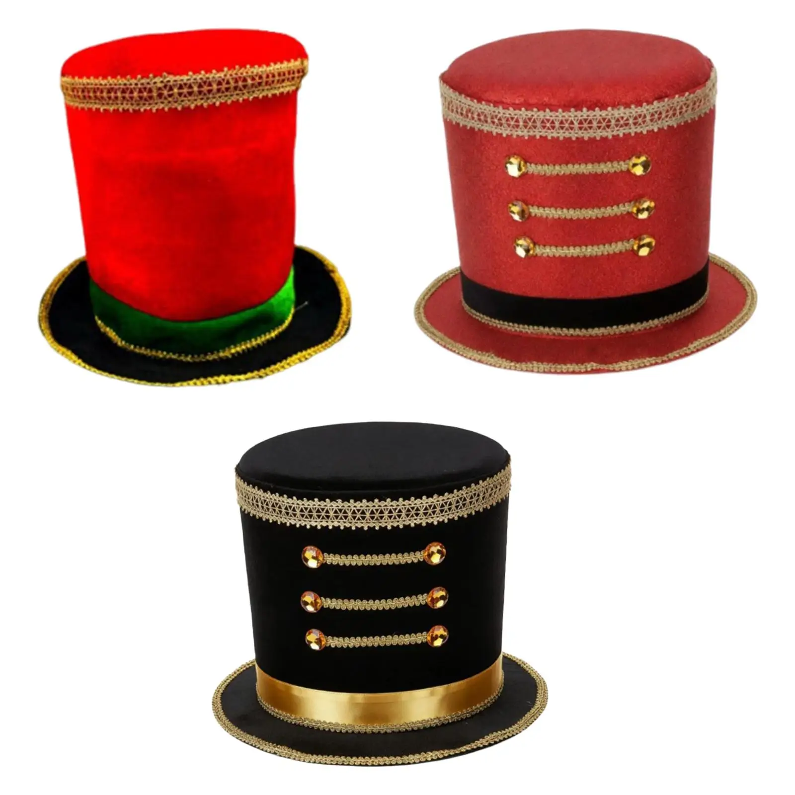 

Nutcracker Hat Role Play Marching Band Xmas Party Fancy Dress Prop Adult Toy
