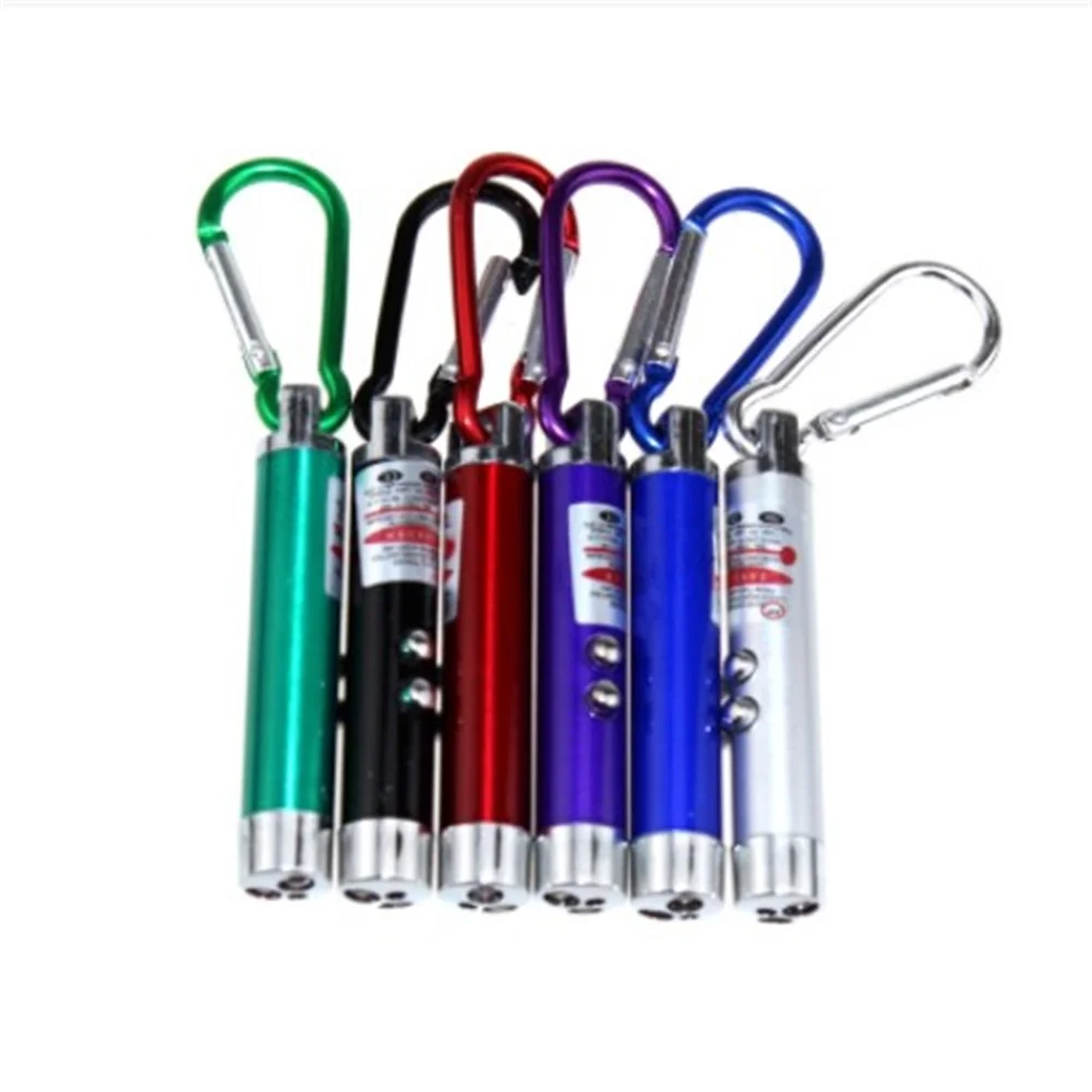 1Pcs Multi-functional 3-in-1 LED Mini Flashlight Lightweight Ultraviolet Money Detector Lamp Keychain Outdoor Emergency Tools