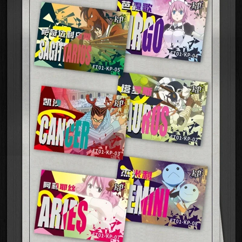 Tarjeta divertida, tarjetas de cola de Hada auténticas, tarjetas coleccionables de aventura infinita, regalo perfecto raro, juguetes de regalo periféricos de Anime Natsu Lucy