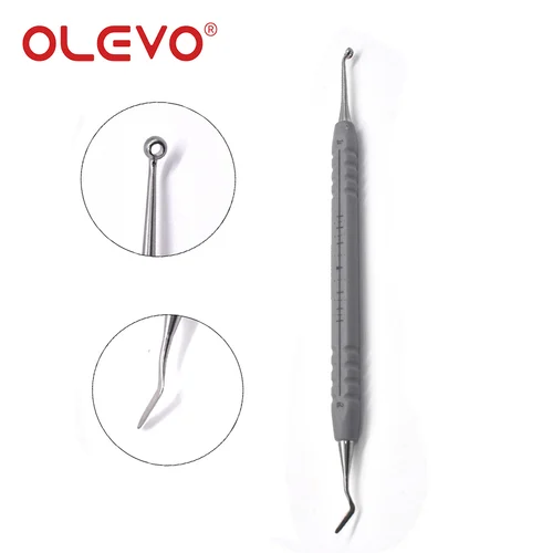 Imagen 2 del producto OLEVO-Kit compuesto Dental, almohadilla de espuma, herramientas de moldeo, mango, espátula, curación ligera, materiales de relleno de resina, odontología, blanqueamiento Dental