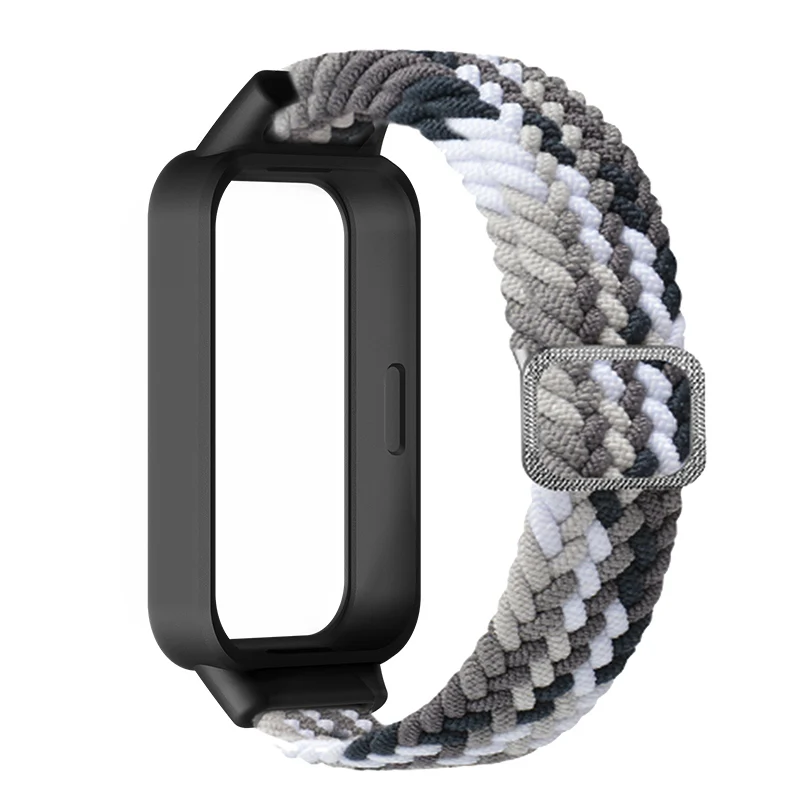 Ersatzarmband für Xiaomi Smart Band 9 Active, Nylon-Geflechtarmband, Uhrenarmband, Gürtel für Redmi Smart Band 3, Armband, Correa – Detail 17