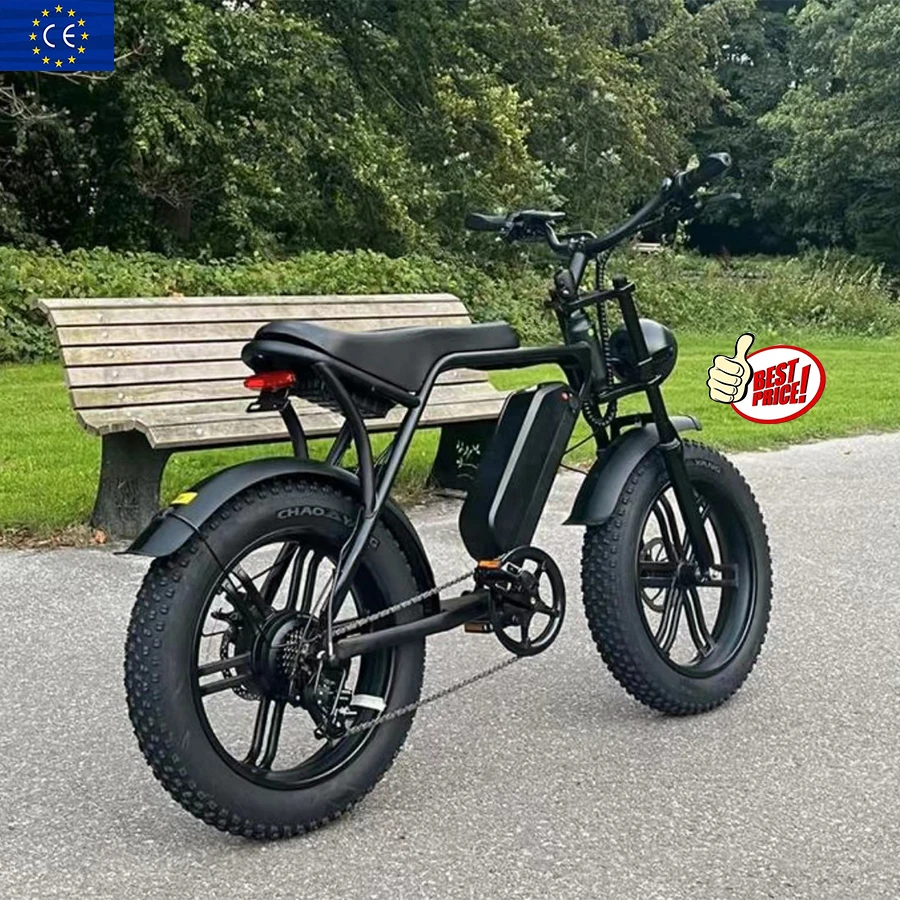 

V8 Electric fatbike in EU USA warehouse in EU USA warehouse 20 inches 750w electric city bikes for adults