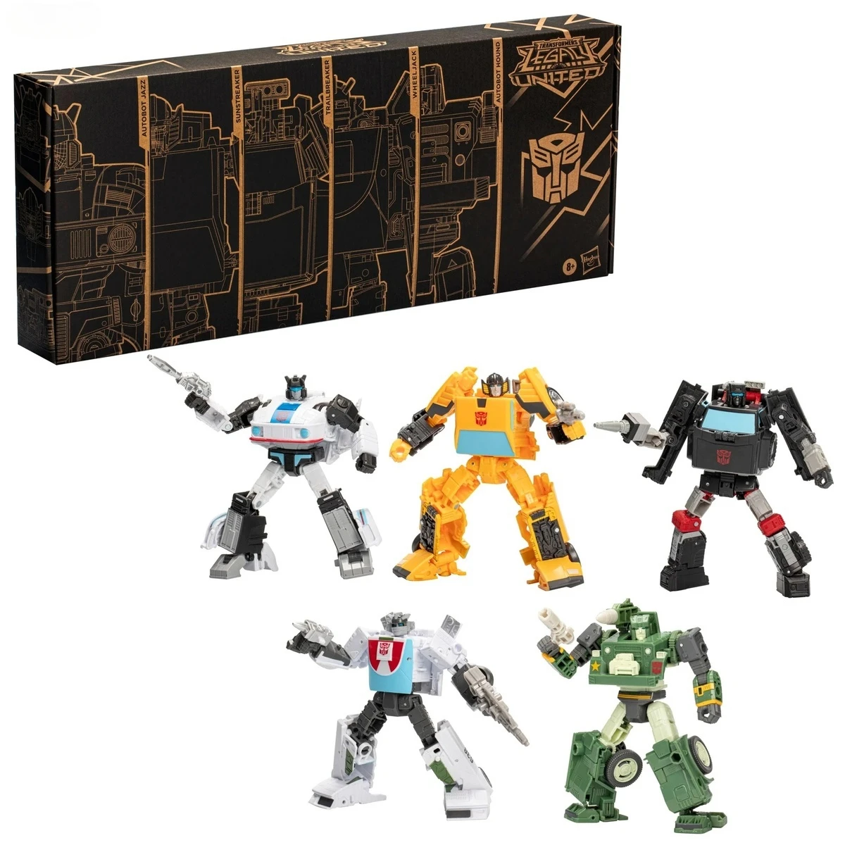 Hasbro Transformers G - Series, Legacy United, Generations Selects, Autobots, United We Stand Five - Pack Action Figures TOYS