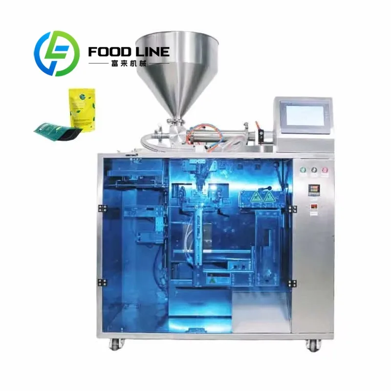 Premade Bag Packaging Machine Servo Driven Bag Clamp Precise Pouch Hold Unit Curry Powder Packing Workshop Wholesale Supply