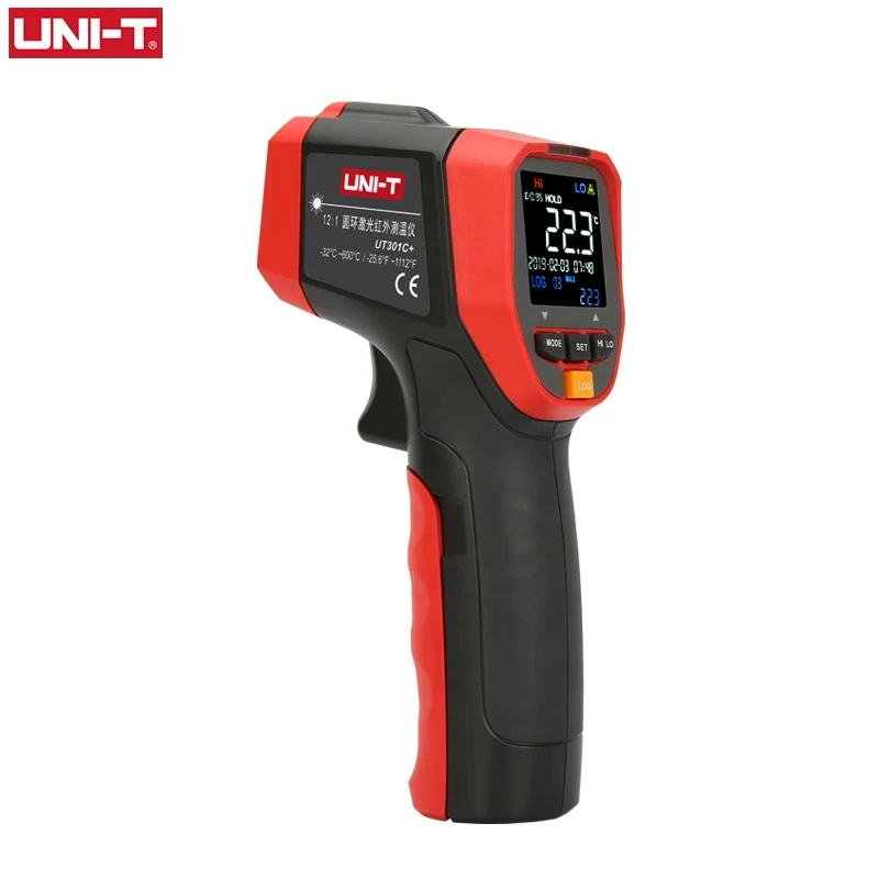 

UNI-T UT301A+ UT301C+ Infrared Thermometer Digital Measure Temperature Non-contact Circle Laser Thermometer Temperature Gun