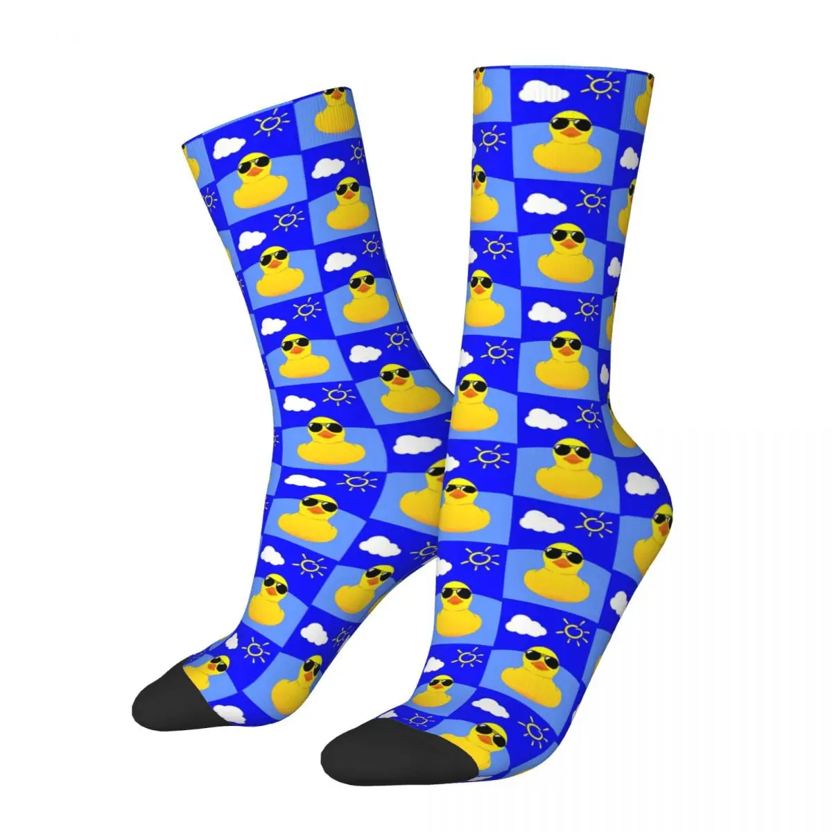 Rubber Duck Socks Gym 3D Print Boy Girls Mid-calf Sock