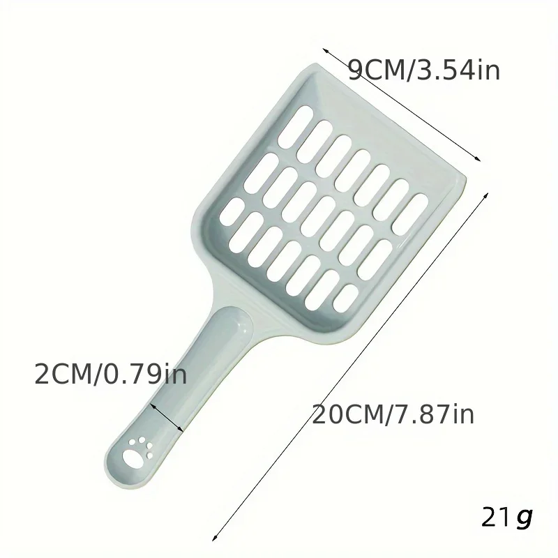 Łopatka do kociej ściółki Plastikowa łopatka do toalety dla zwierząt Łopatka do czyszczenia piasku Narzędzie do czyszczenia zwierząt domowych