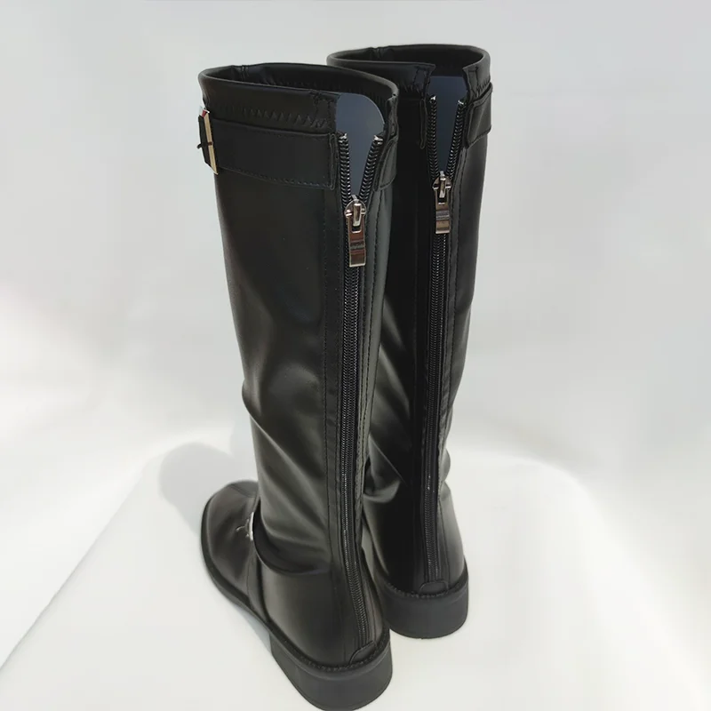 Zapatos Anime Soul Sakata Gintoki, botas negras para Cosplay, alta calidad, para hombres y mujeres, hechos a medida