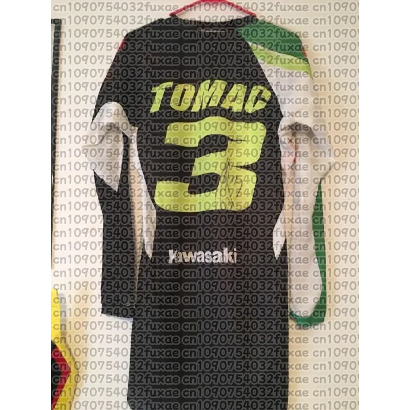 

Kawasaki Motorcycle Racing Team Men T-shirt Long Sleeve Spring Autumn Women Tee Shirts 2026 New Sports Children Clothes Tops