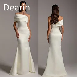 Customized Saudi Arabia Dearin Off-the-shoulder Sheath Floor Length Skirts Hugging Bespoke Occasion Dresses Prom Gown Formal Eve