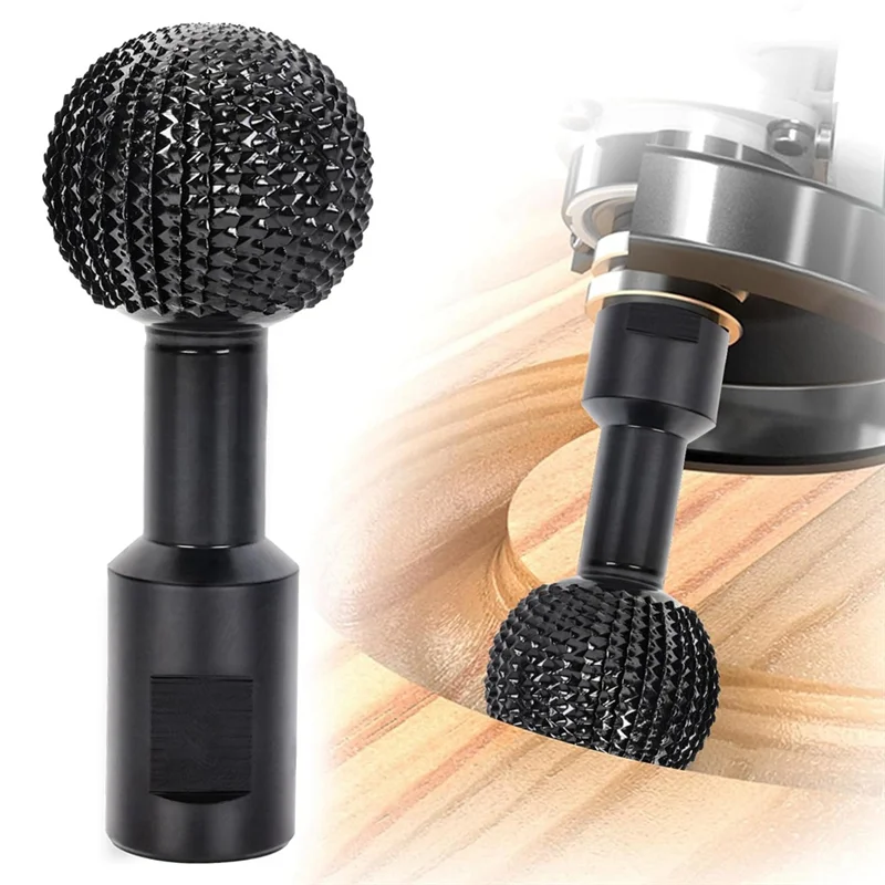 At53 2 pçs 10mm + 14mm ângulo moedor bola cabeça de moagem bola cinzel bola faca bola arquivo moagem cabeça carpintaria moagem