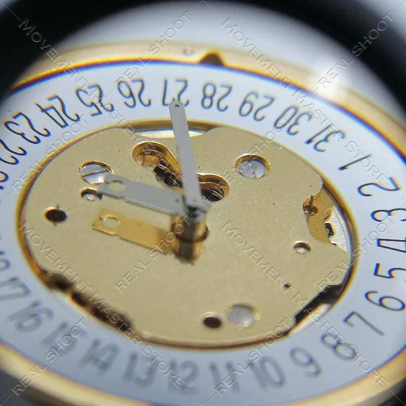 حركة روندا 5021.D سويسرية جديدة 5021D ماكينة ذهبية/بيضاء حركة 5 دبوس، ملحقات الساعة