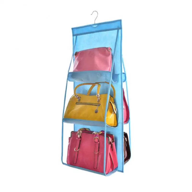 

Six Layer Storage Bag Bedroom Closet Storage Bag Dust Bag Bag Storage Hanging Bag Hanging Double Side Transparent