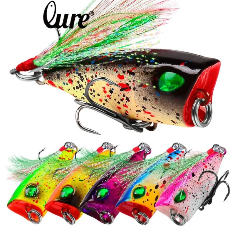 الطعم. بيونيك وهمية الطعم الصيد LureDW1059Mini الصيد Lure6Colorful موجة إغراء Bait4.3cmMini Bait4gمع الريش #2