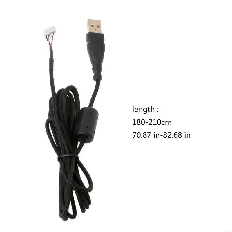 新しい USB マウス ケーブル/ライン/ワイヤー、マイクロソフト IO 1.1 IE 3.0 およびその他のマウス用、金メッキヘッド、耐久性があり長持ち