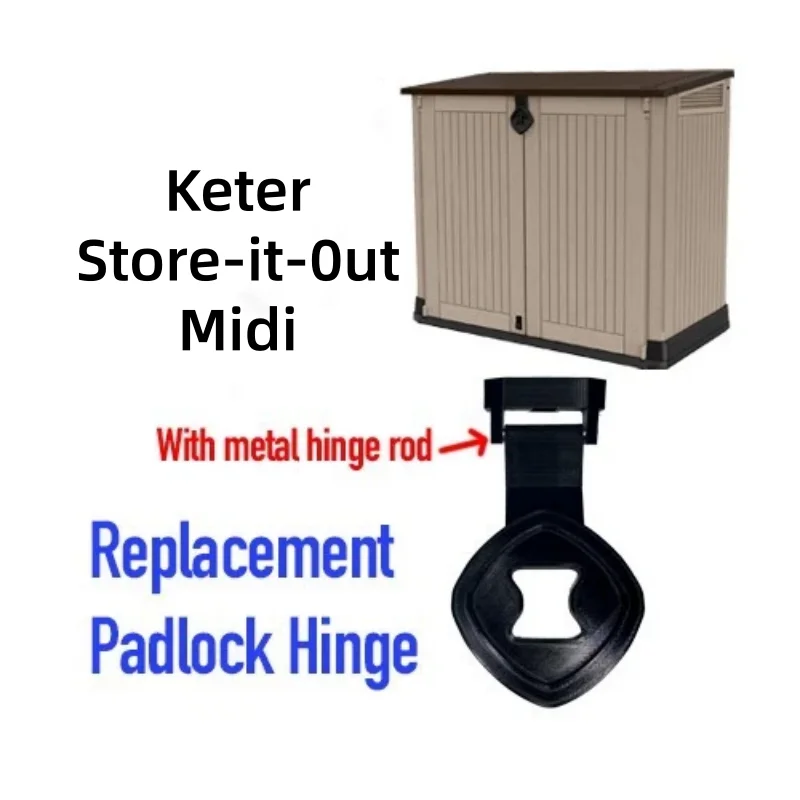 For Keter Store It Out Midi Padlock Lock Hinge Replacement Cabinet Outdoor Storage Unit W26H Part
