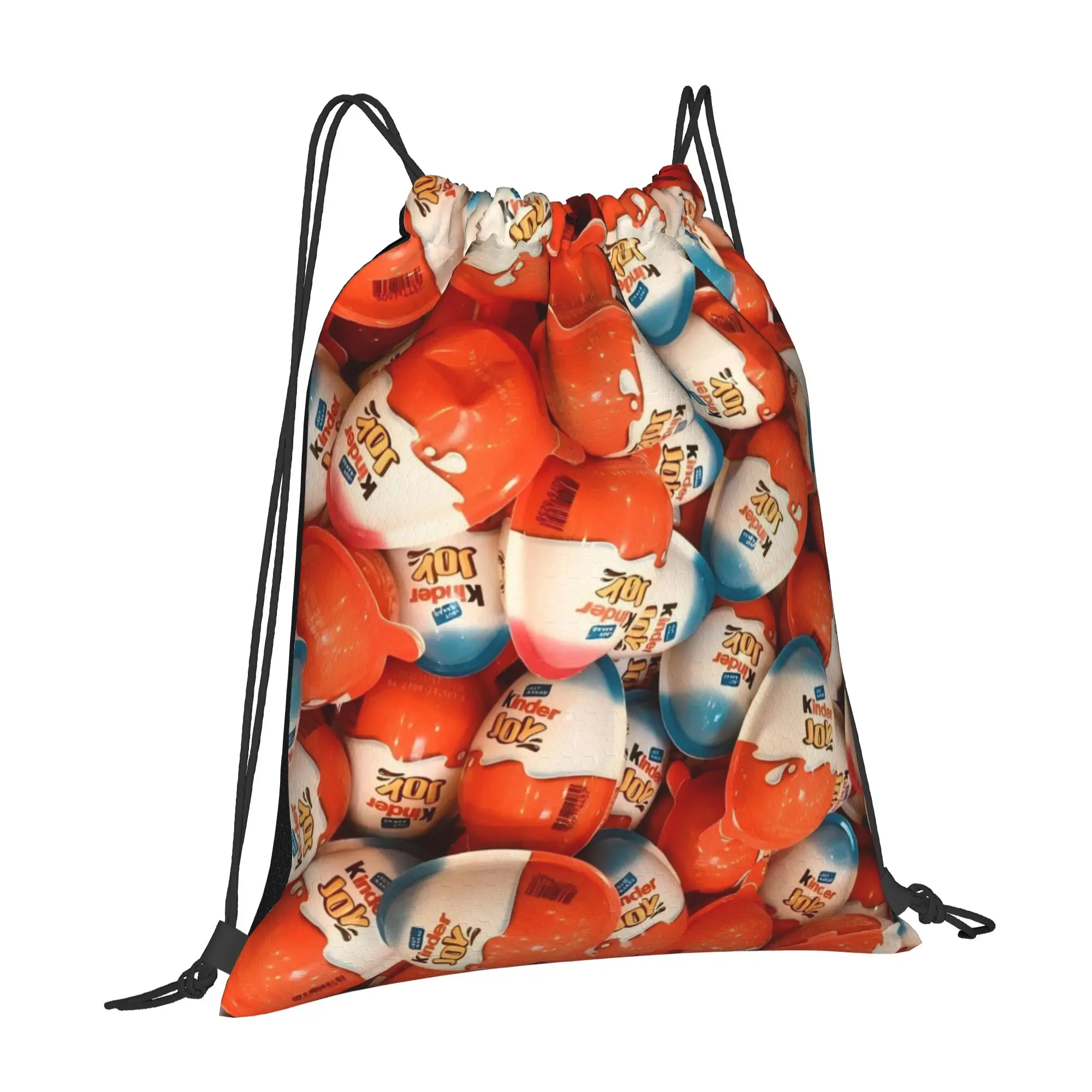 Kinder Joy Eggs Kinder Drawstring Bags Travel Unisex Storage Organize Bundle Pocket Rope Bag