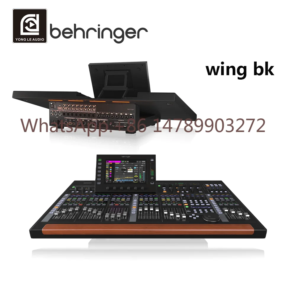Mesa de Som Profissional BEHRINGER de 48 Canais com Preço Baixo, Console Mixer de Metal, Controlador DJ, Áudio de Alta Resolução, Conectividade USB e Suporte a MP3 para Palco