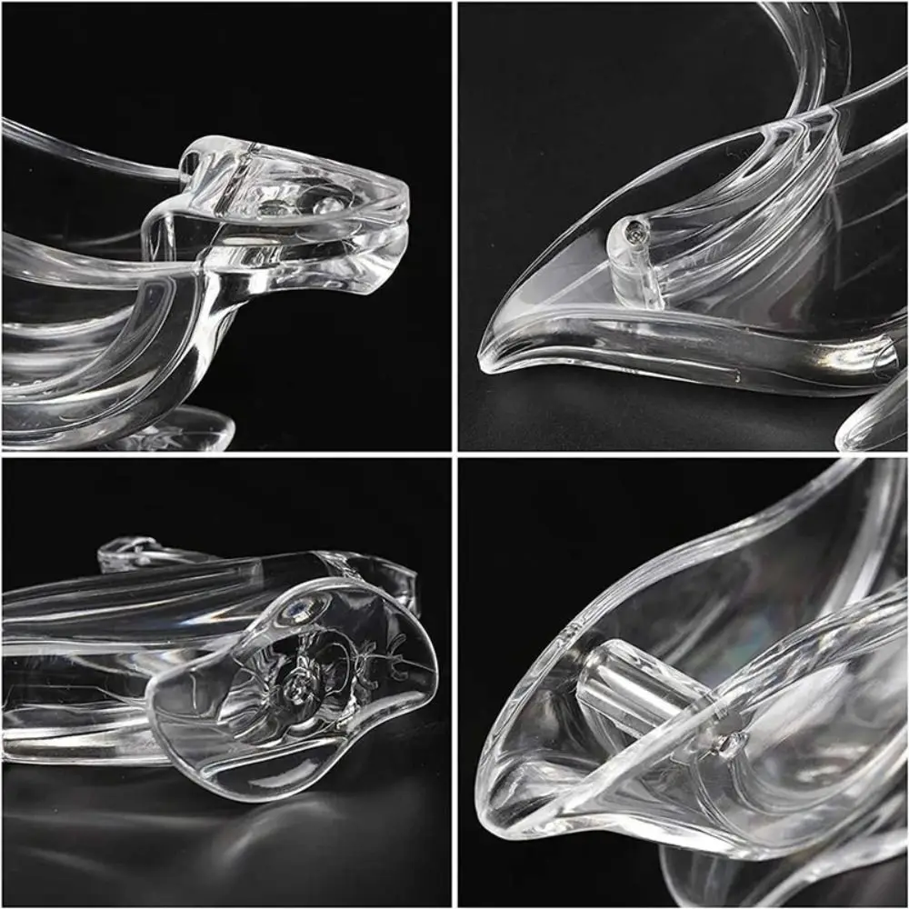 عصارة ليمون يدوية محمولة ، أدوات مطبخ شفافة ، مكبس أكريليك ، أداة عصير برتقال ، عصارة إسفين محمولة #4