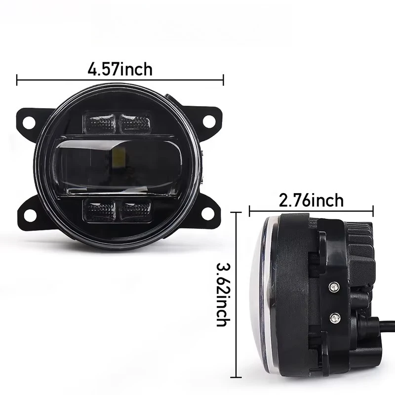 3.5 Inch Led Fog Lights 12v 24v For Universal Auto Car Fog Lights With DRL Turn Signal Fog Lamp