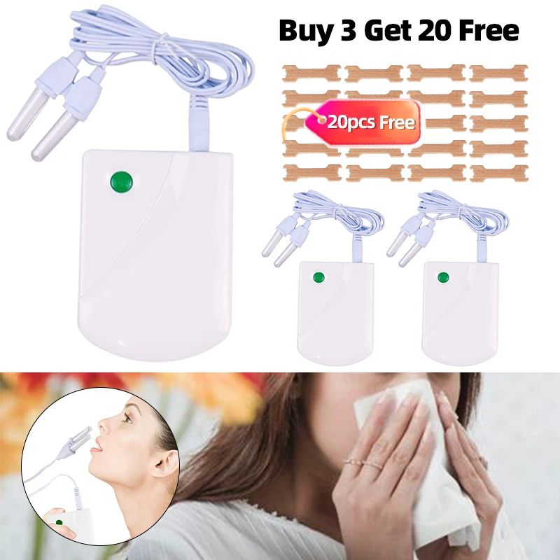 

Nose Rhinitis Therapy Device Nose Frequency Laser Pulse Treatment Machine Massager Allergy Rhinitis Sinusitis Sneeze Care Patch