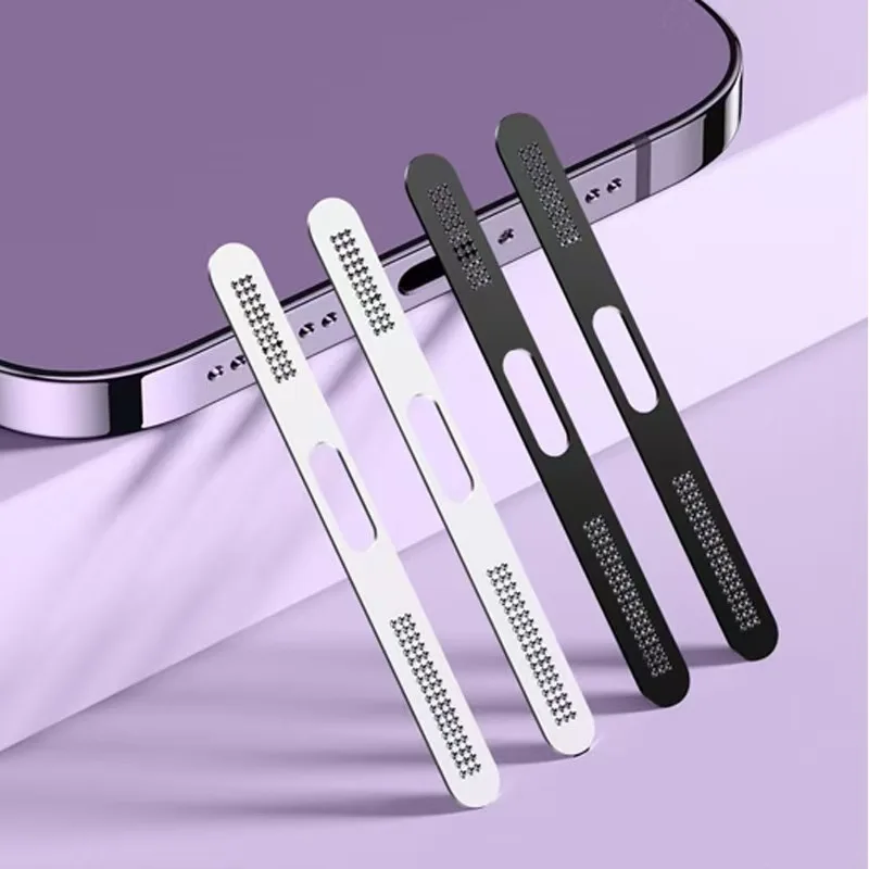 Integrated Metal Dustproof Net for iPhone 17 Series, Speaker & Earpiece Hole Anti-dust Mesh Protector Sticker