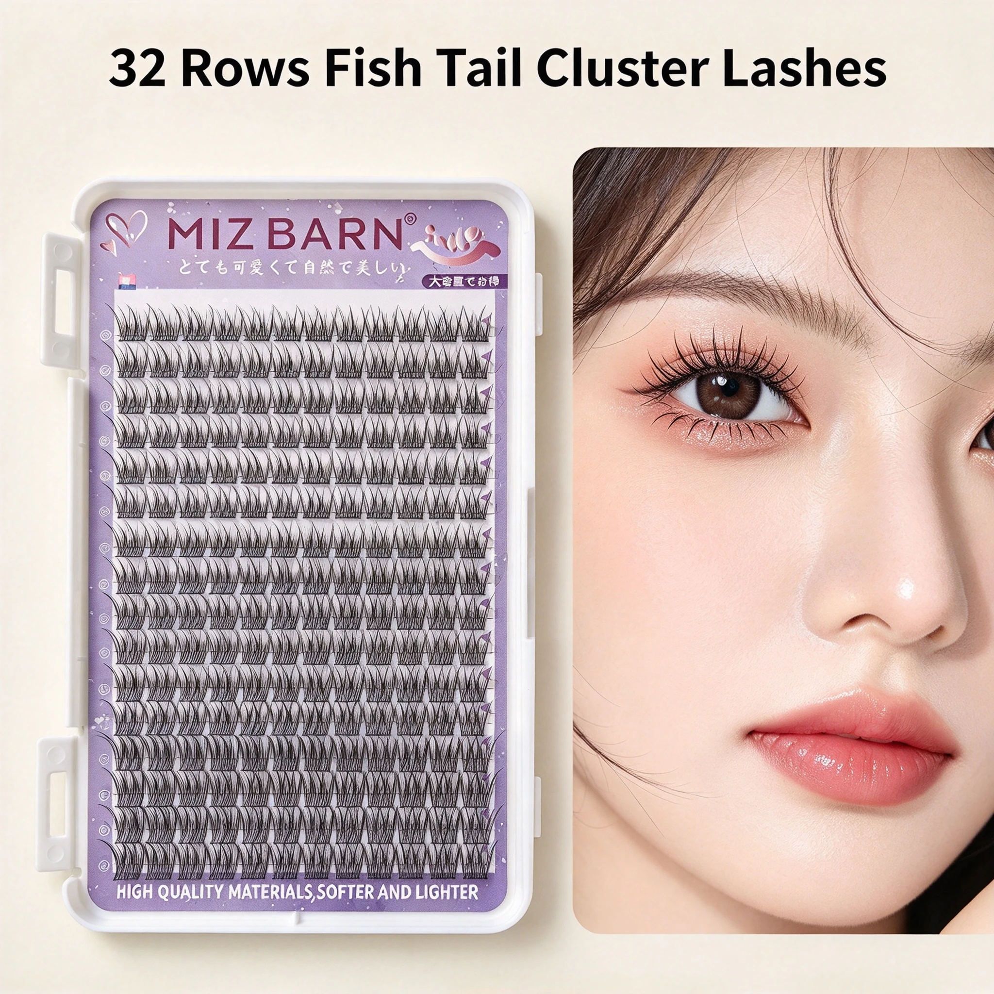 32Rows Eyeslashes Extension Personal Professional Individual Cluster Grafting Wholesale Eyelash Large Capacity Flowerknow Makeup