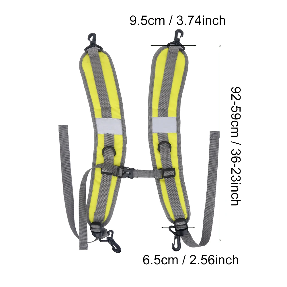 Outdoor Waterproof Bag Shoulder Strap, 1 Pair Nylon Backpack Shoulder Adjustable Straps Belt Repair Parts Accessory