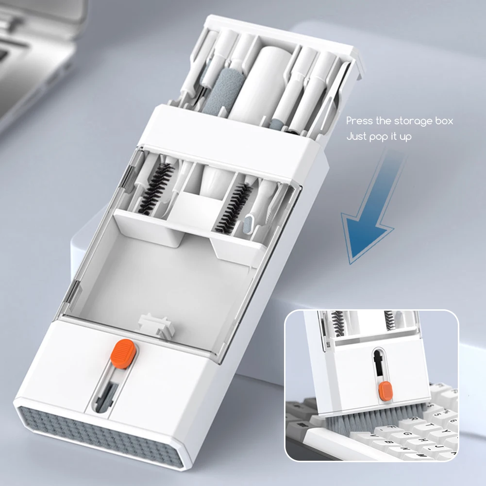 Set Sikat Pembersih Layar Laptop Sikat Pembersih Puing Portabel Untuk Kamera Komputer