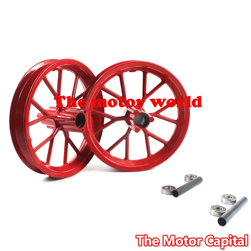 Hot Sale Super Good Quality 222mm Front and Rear Tire Aluminium Alloy Wheel Rim Fit for 49cc Mini Moto Pocket Dirt Bike