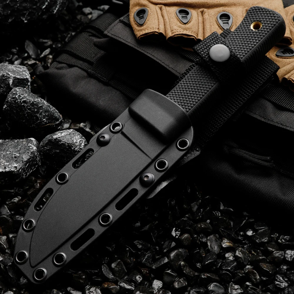 High quality CPM-3V outdoor knife fixed blade wilderness survival knife men\'s gift rescue knife hiking hunting knife