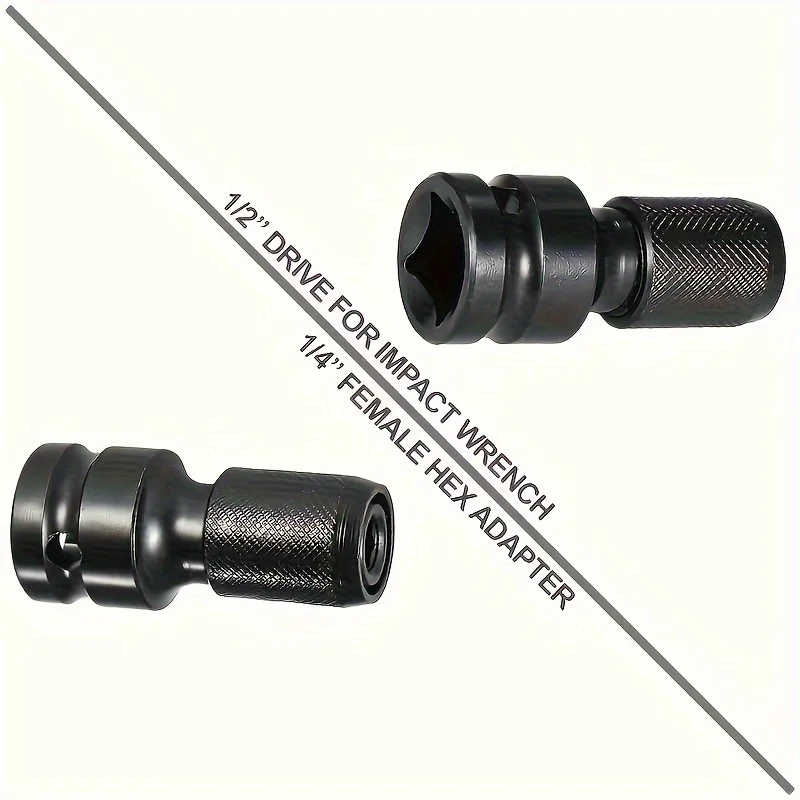 

Адаптер для ударного гайковерта: переходник с шестигранника на квадрат, насадка для электрического гайковерта, адаптер для бит, аксессуары для инструментов