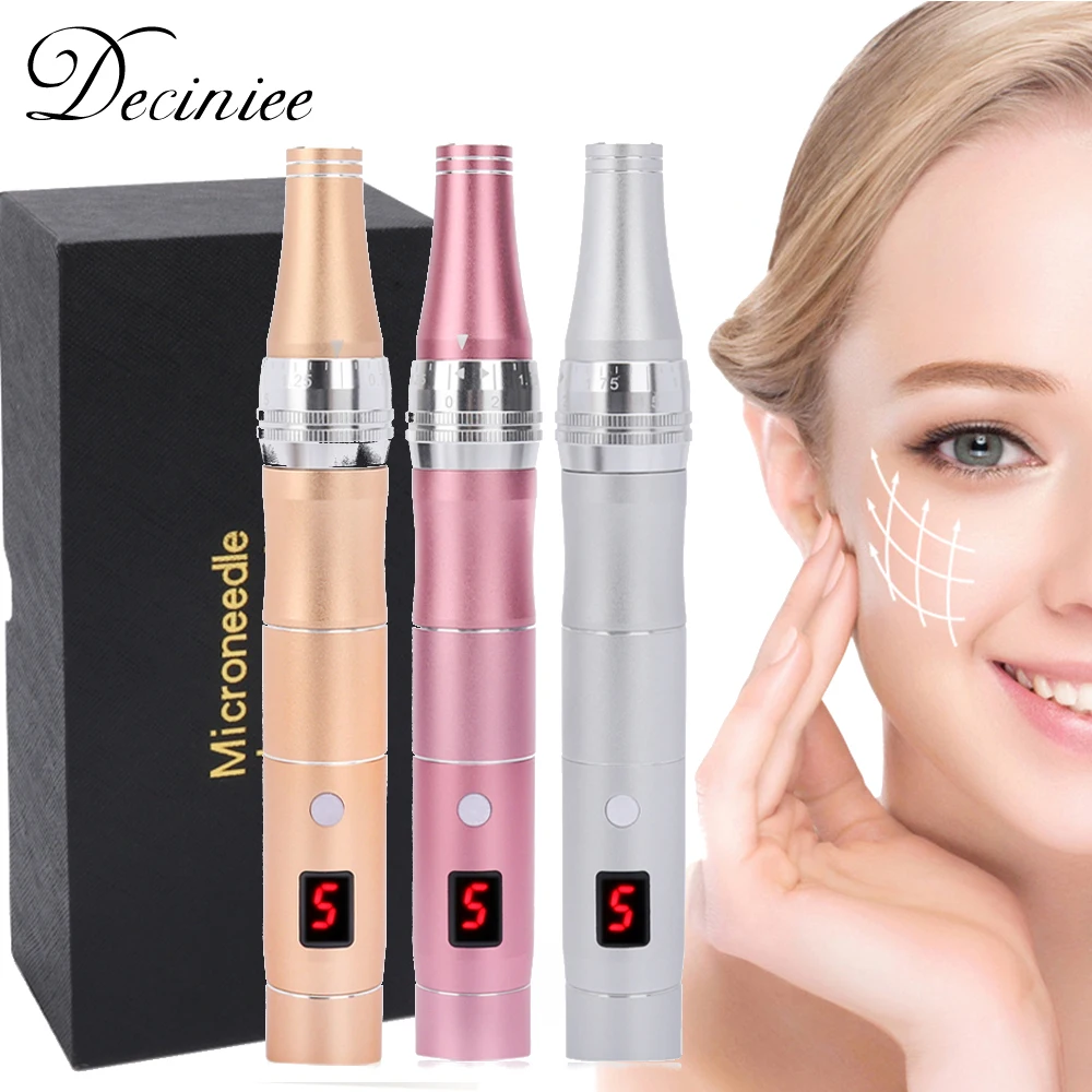 Беспроводная электрическая микро-крошечные иглы Derma Pen Professional