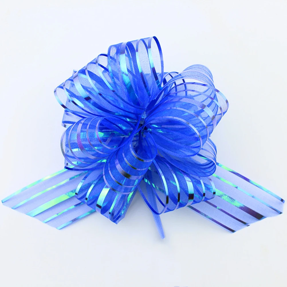 

12pcs Bows Hand Drawn Flower Ball Wedding Gifts Decoration Wedding Bows Decoration Thick Stable Christmas Baskets