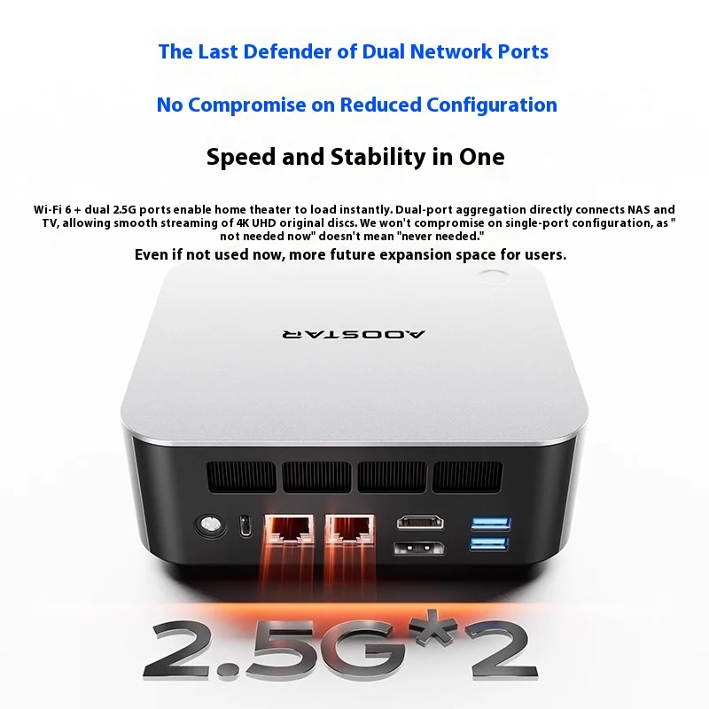 마코 AMD 라이젠 7 Pro8845hs 미니 호스트 고성능 미니 PC AI 게이밍 오피스 디자인 데스크탑 오큘링크 외장 그래픽 호스트