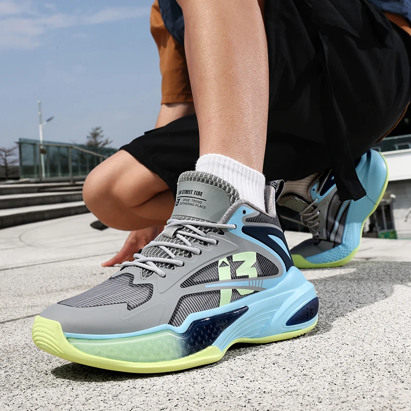 

2025 Explosions Men's Shoes Wear-resistant Basketball Shoes Men's Shoes genuine goods sneaker Autumn Men's Anti-slip Sneakers