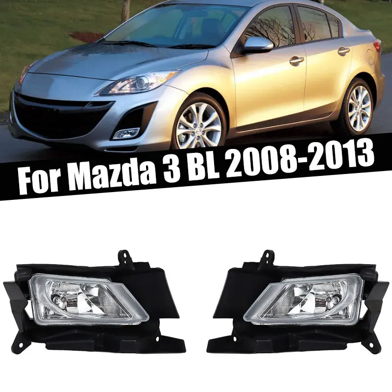 Exterior Accessories For Mazda 3 BL 2008-2013 Auto Front Bumper Fog Lamp Signal Lamp Car light Assembly BFF4-51-680 BFF4-51-690