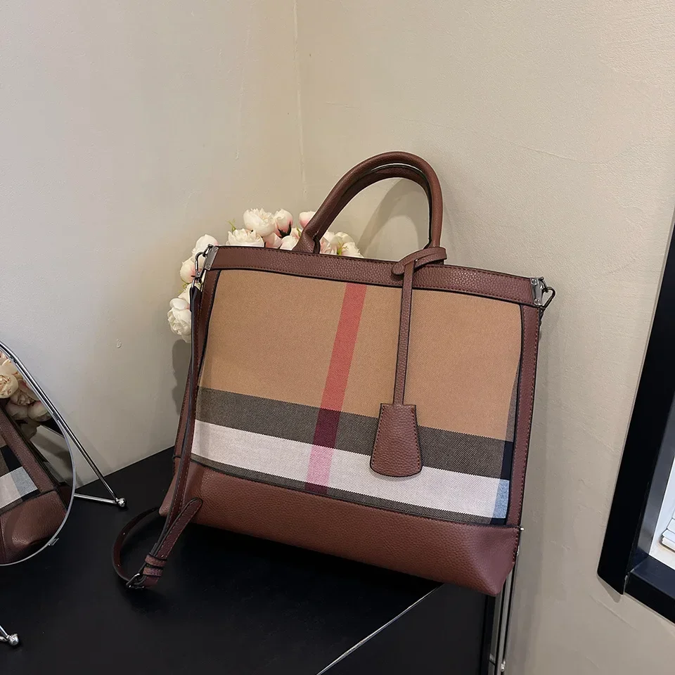 Retro-splicing-tas voor dames uit 2025 - Designer - Stijl, veelzijdige handtas met textuur