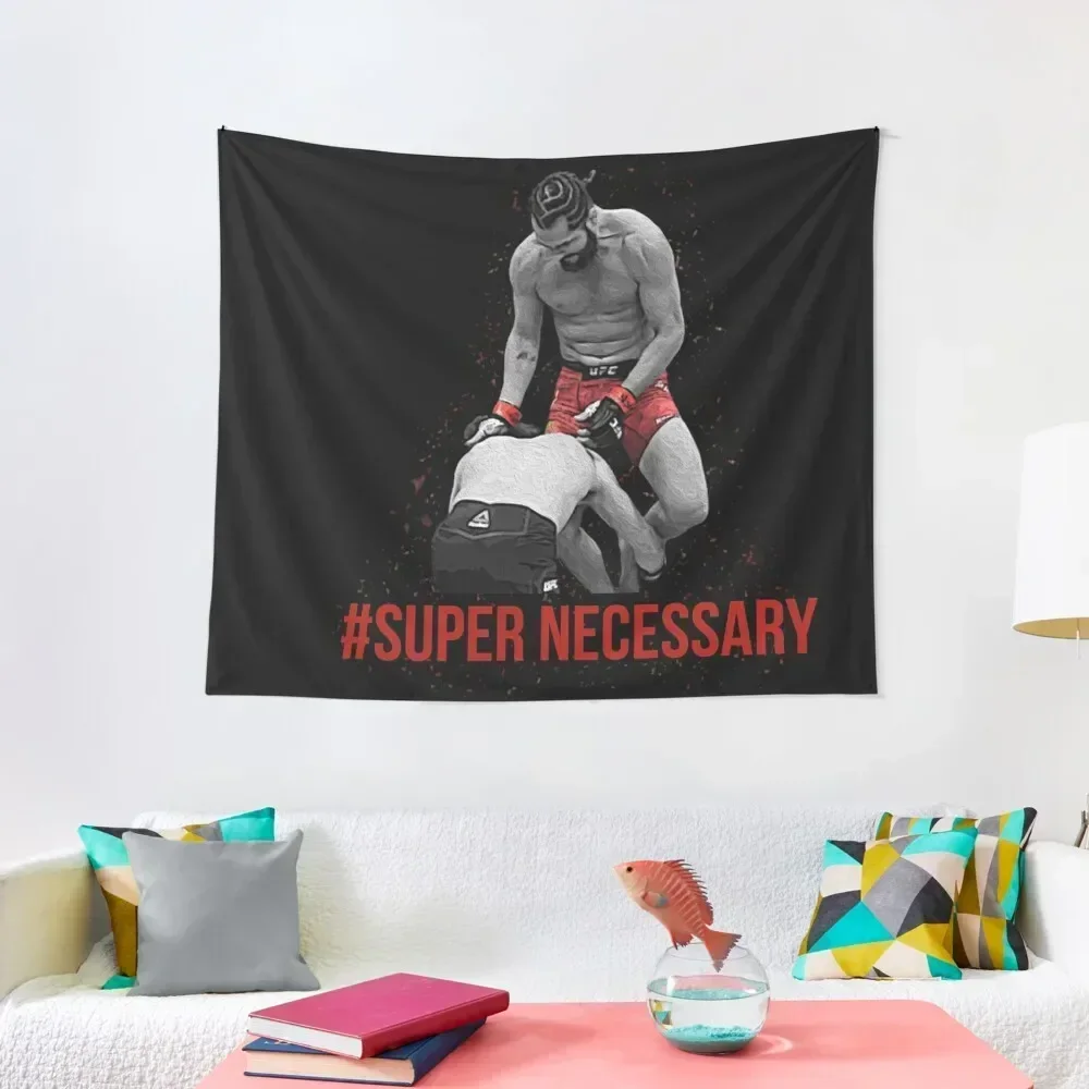 

Jorge Masvidal - Super Necessary Tapestry For Bedroom Home Supplies Aesthetic Room Decor Tapestry