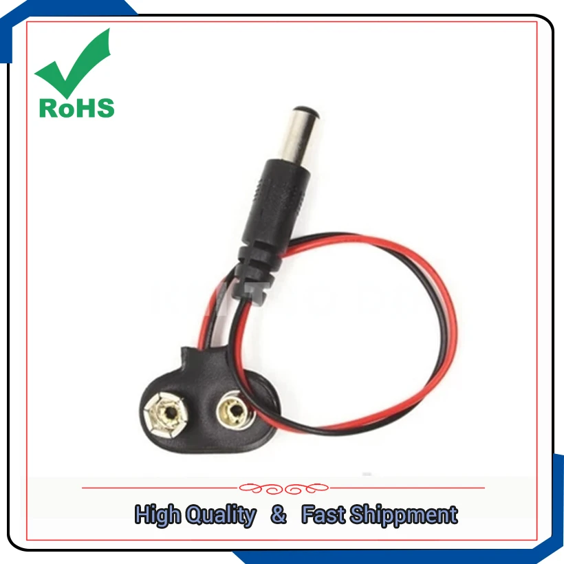 Professional 9V battery buckle