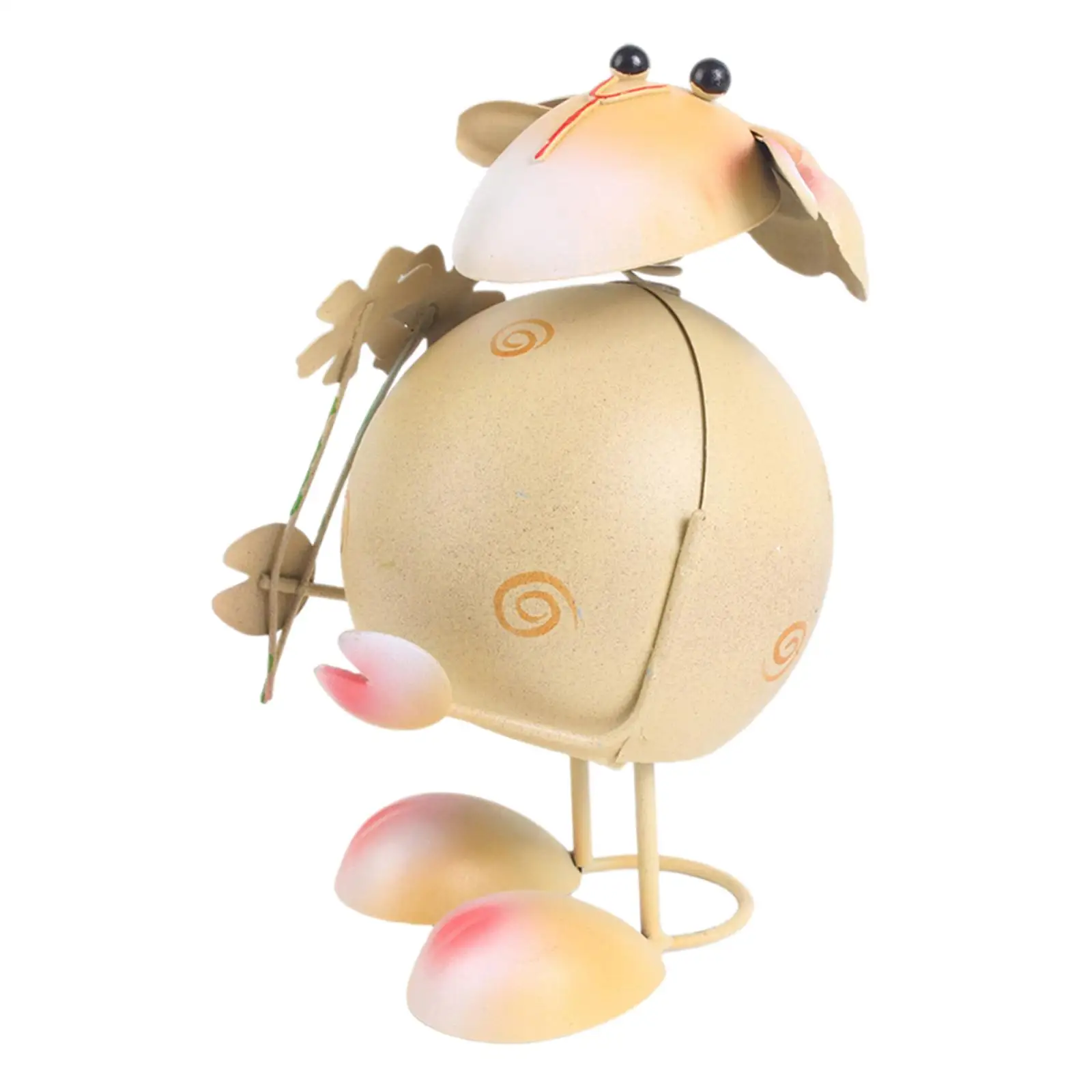 Animal Statue Gift Collection Metal Figurine for Bedside Cabinets Desk Decks