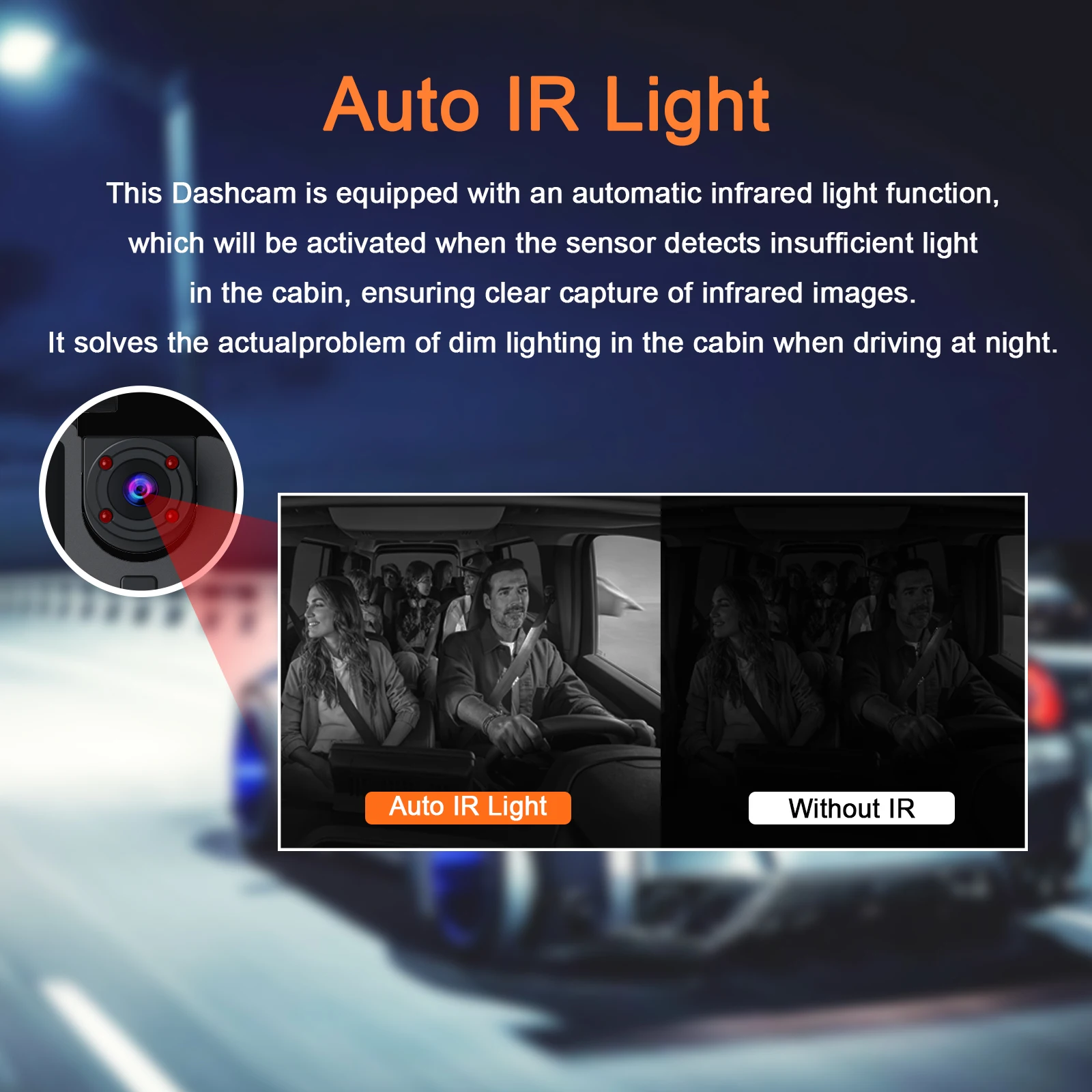 Kamera Dasbor 3 Saluran Baru 3 Kamera Kamera Dasbor Mobil Depan dan Belakang Kamera Dasbor Dvr Mobil Dalam 3 Lensa Kamera Dasbor Mobil