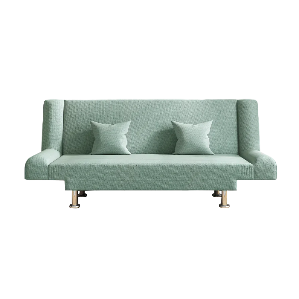 Sofá pequeño para apartamento, cama plegable, económico y simple, sala de estar, sofá cama de tela para personas perezosas